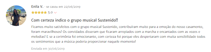 Depoimento Casamentos.com.br 1