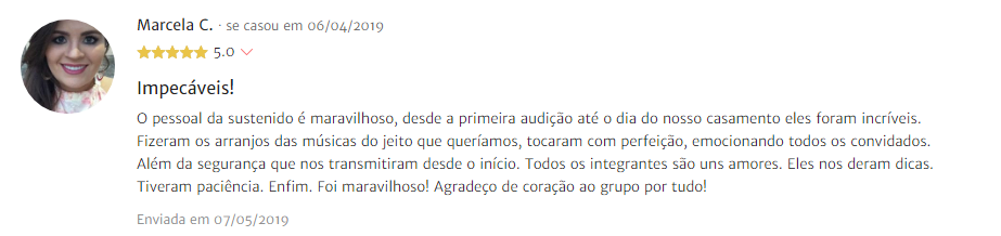 Depoimento Casamentos.com.br 4